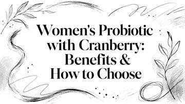 Women's Probiotic with Cranberry: Benefits & How to Choose - informative graphic