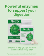 GutRx MEALTIME digestive enzyme capsules for enhanced digestion and nutrient absorption.