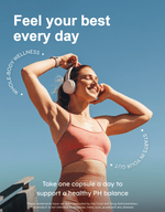 GutRx WOMEN'S supplement promoting whole body wellness for women, supporting healthy pH balance and daily health.