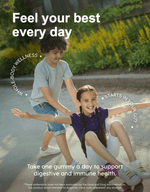 GutRx KIDS Gummies (3-12) promoting digestive health and immune function for children through fun activities.