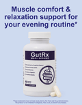 GutRx MAG+ Evening magnesium supplement for muscle comfort and relaxation support in your evening routine.