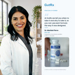 Dr. Mariela Fierro, PhD, LDN, GutRx co-founder, with GutRx COMPLETE